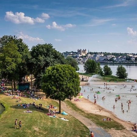 Le Bois Flotte - Maison Au Coeur De La Loire Entre Ville Et Nature Saumur Exteriör bild