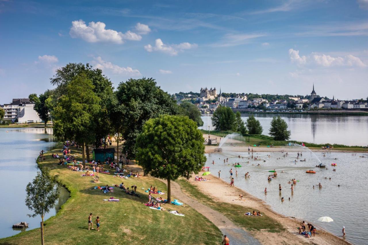 Le Bois Flotte - Maison Au Coeur De La Loire Entre Ville Et Nature Saumur Exteriör bild